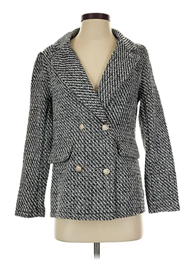 Pre-owned Shein Blazer Jacket In Gray
