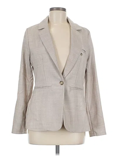 Pre-owned Shein Blazer Jacket In Gray
