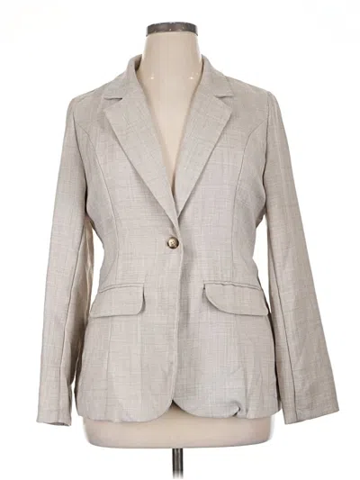 Pre-owned Shein Blazer Jacket In Gray