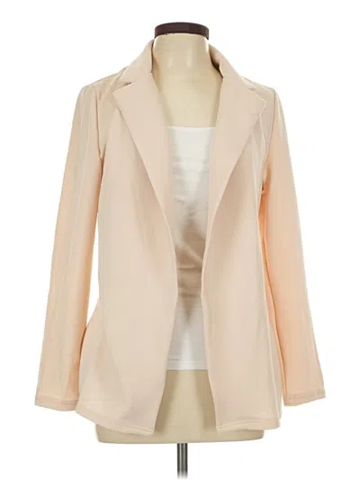 Pre-owned Shein Blazer Jacket In Ivory