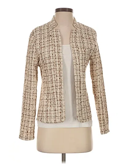 Pre-owned Shein Blazer Jacket In Ivory