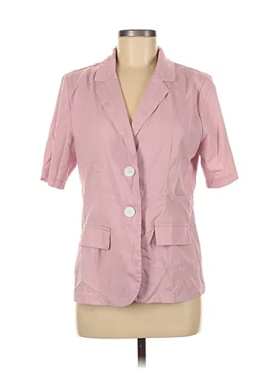 Pre-owned Shein Blazer Jacket In Pink