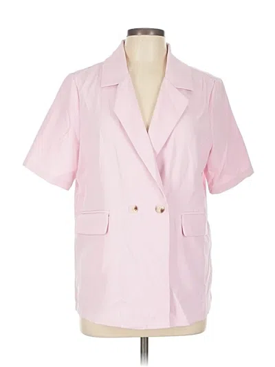 Pre-owned Shein Blazer Jacket In Pink