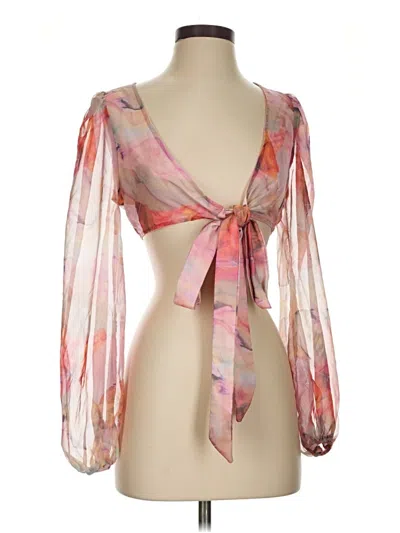 Pre-owned Shein Blazer Jacket In Pink
