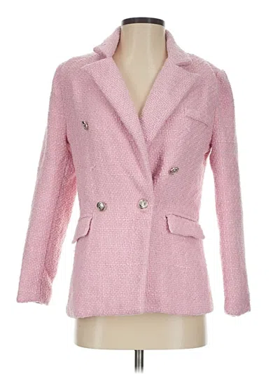 Pre-owned Shein Blazer Jacket In Pink
