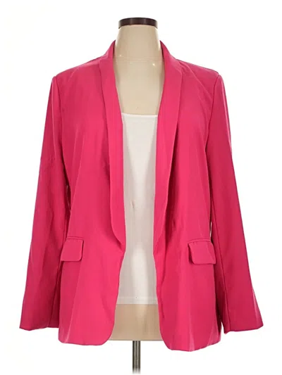 Pre-owned Shein Blazer Jacket In Pink
