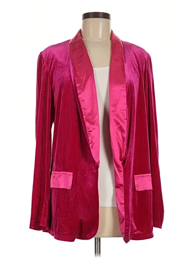 Pre-owned Shein Blazer Jacket In Pink