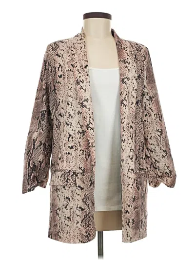 Pre-owned Shein Blazer Jacket In Pink