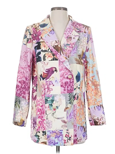 Pre-owned Shein Blazer Jacket In Purple