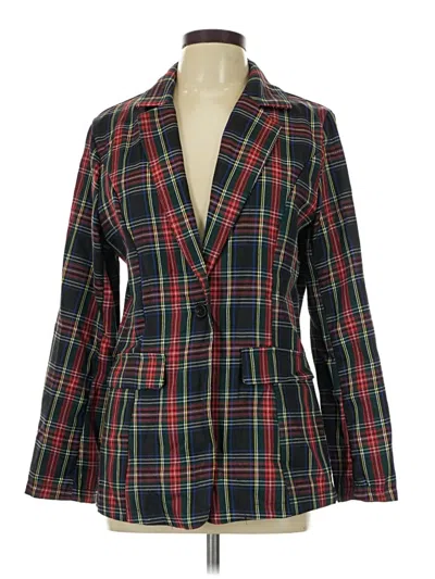 Pre-owned Shein Blazer Jacket In Red
