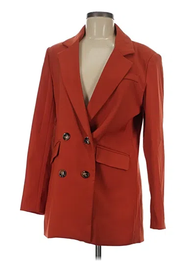 Pre-owned Shein Blazer Jacket In Red