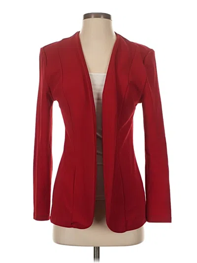 Pre-owned Shein Blazer Jacket In Red