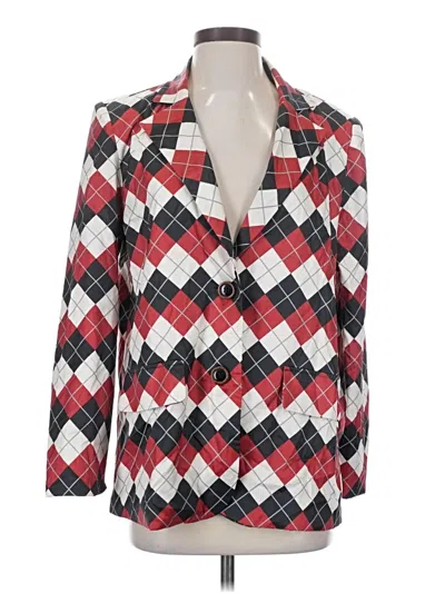 Pre-owned Shein Blazer Jacket In Red