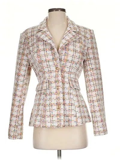 Pre-owned Shein Blazer Jacket In White