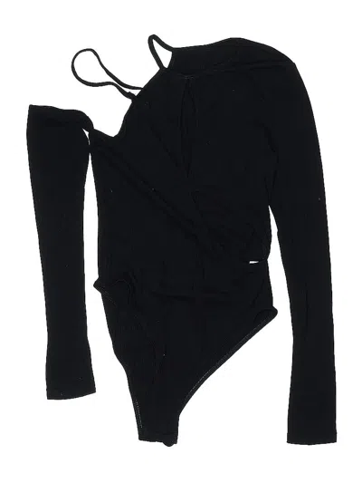 Pre-owned Shein Bodysuit In Black