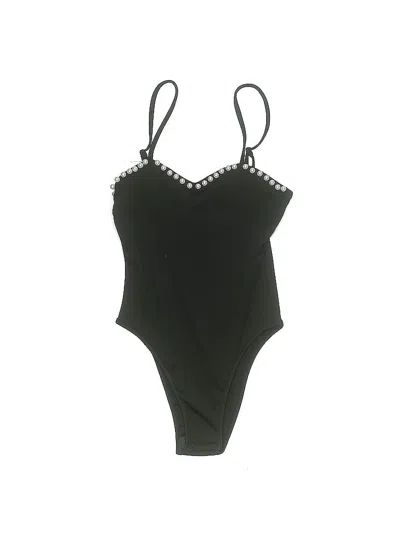 Pre-owned Shein Bodysuit In Black