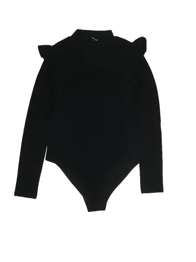 Pre-owned Shein Bodysuit In Black