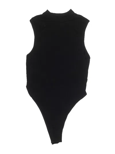 Pre-owned Shein Bodysuit In Black