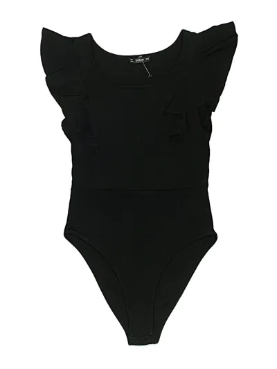 Pre-owned Shein Bodysuit In Black