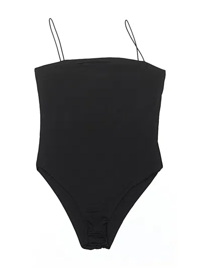 Pre-owned Shein Bodysuit In Black