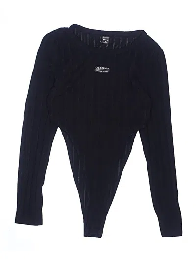 Pre-owned Shein Bodysuit In Black
