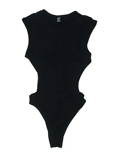 Pre-owned Shein Bodysuit In Black