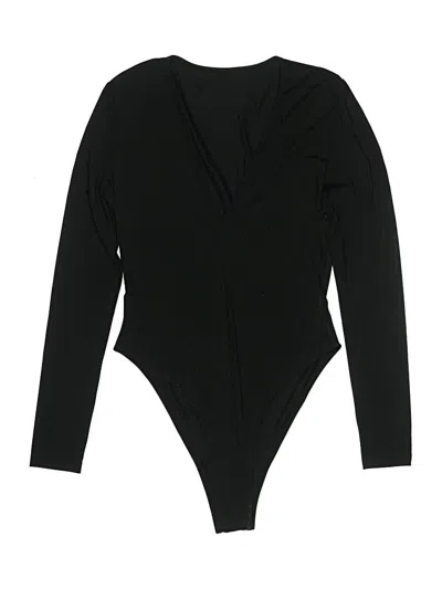 Pre-owned Shein Bodysuit In Black