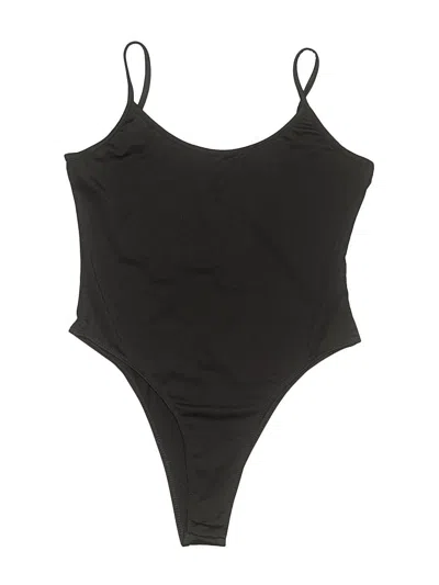 Pre-owned Shein Bodysuit In Black