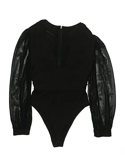 Pre-owned Shein Bodysuit In Black