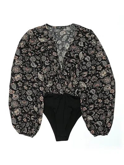 Pre-owned Shein Bodysuit In Black