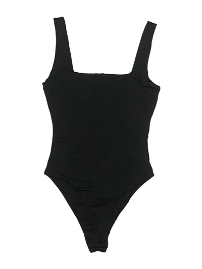 Pre-owned Shein Bodysuit In Black