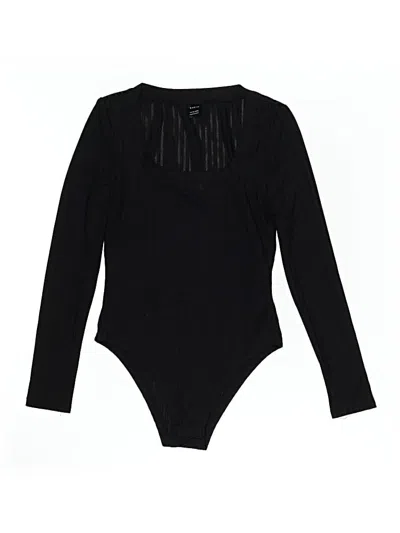 Pre-owned Shein Bodysuit In Black