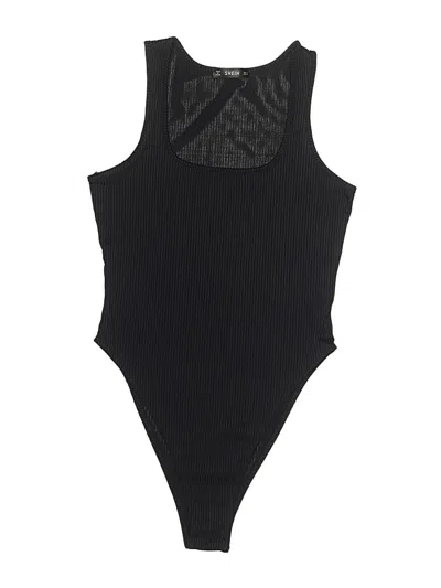 Pre-owned Shein Bodysuit In Black