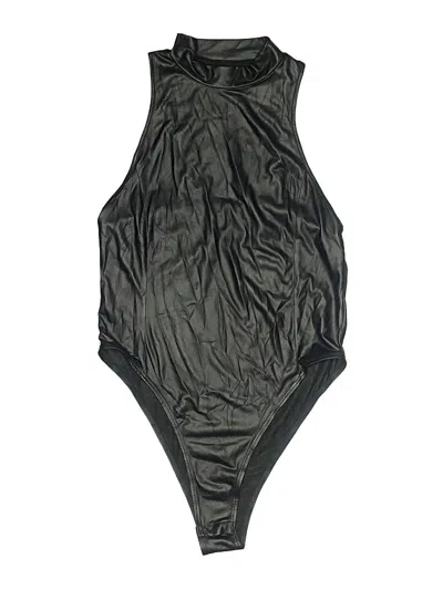 Pre-owned Shein Bodysuit In Black