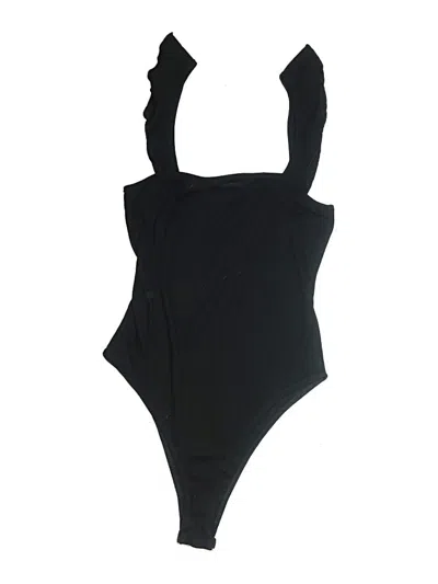 Pre-owned Shein Bodysuit In Black