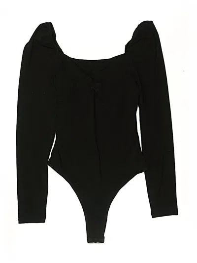 Pre-owned Shein Bodysuit In Black