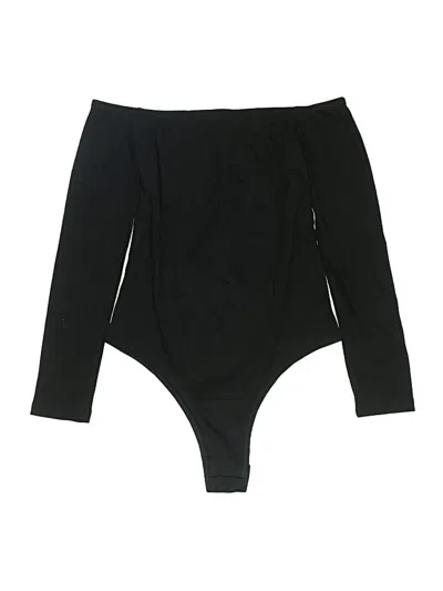 Pre-owned Shein Bodysuit In Black