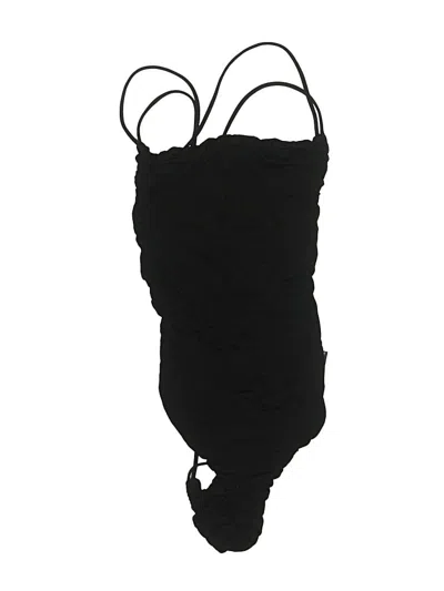 Pre-owned Shein Bodysuit In Black