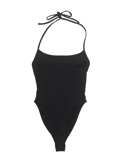 Pre-owned Shein Bodysuit In Black