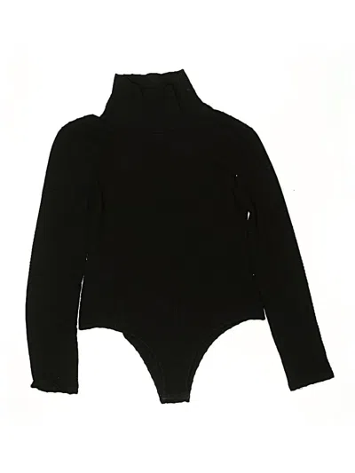 Pre-owned Shein Bodysuit In Black