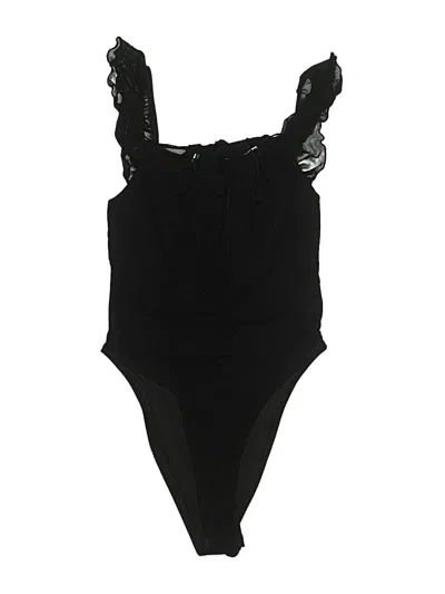 Pre-owned Shein Bodysuit In Black