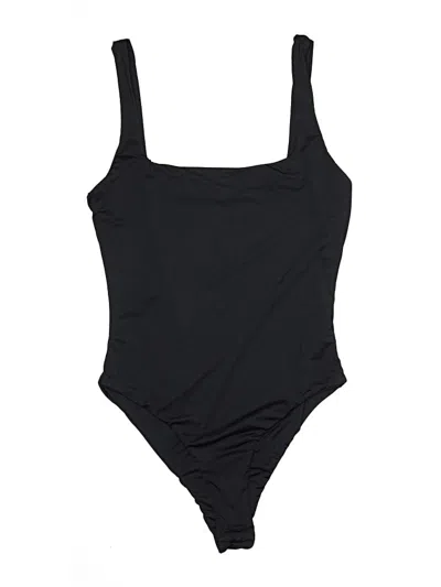 Pre-owned Shein Bodysuit In Black
