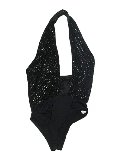 Pre-owned Shein Bodysuit In Black