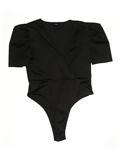 Pre-owned Shein Bodysuit In Black