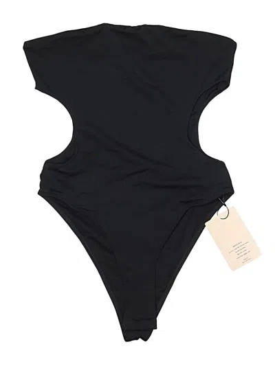 Pre-owned Shein Bodysuit In Black