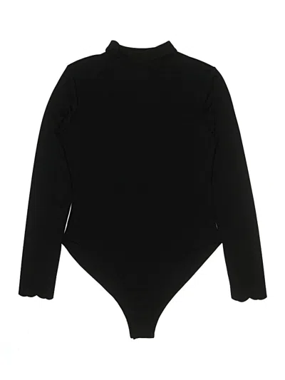 Pre-owned Shein Bodysuit In Black