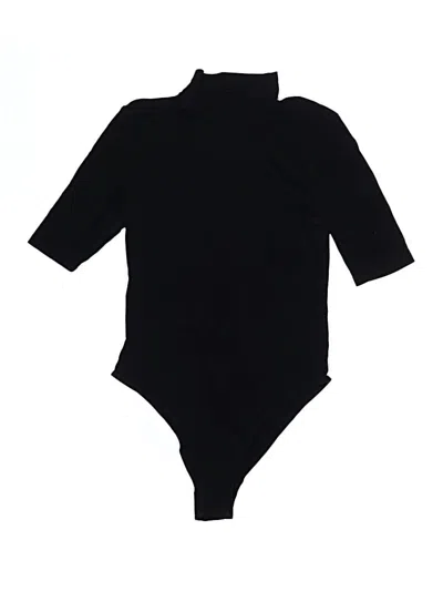 Pre-owned Shein Bodysuit In Black