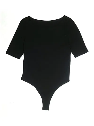 Pre-owned Shein Bodysuit In Black