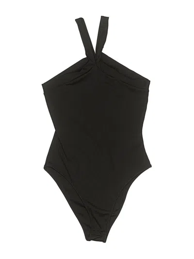 Pre-owned Shein Bodysuit In Black