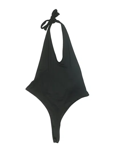 Pre-owned Shein Bodysuit In Black